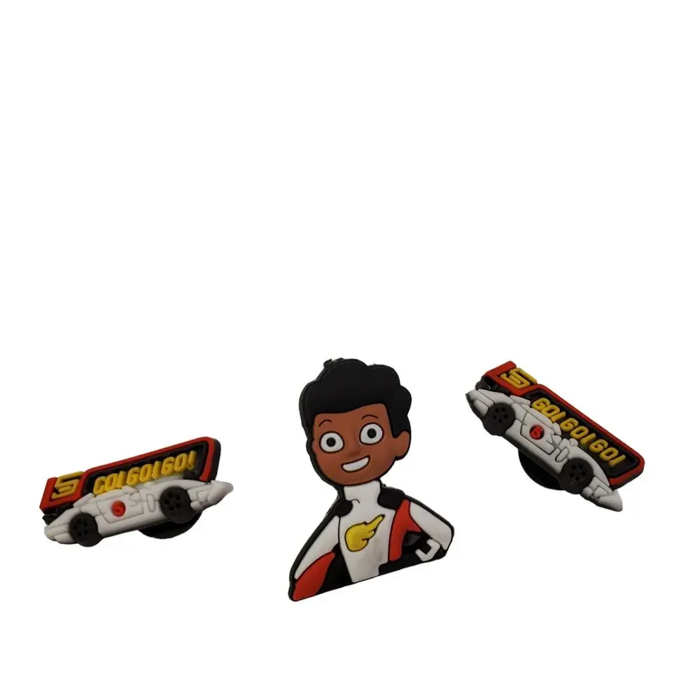 Shoe Charms Go Go Race Car Shoe Charms Shoe Accessories